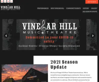 Vinegarhillmusictheatre.com(Vinegar Hill) Screenshot