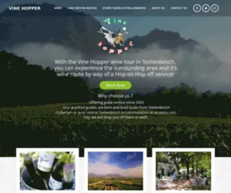 Vinehopper.co.za(The Vine Hopper) Screenshot