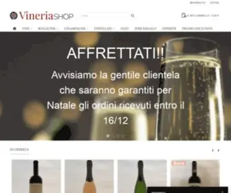 Vineriashop.it(Enoteca e Negozio di Vino Online) Screenshot