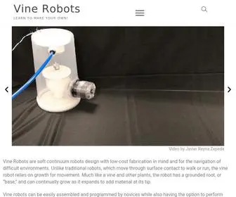 Vinerobots.org(Learn to make your own) Screenshot