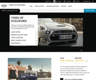 Vinesguildfordmini.co.uk(Vines MINI) Screenshot