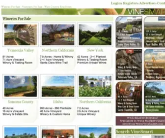 Vinesmart.com(Vineyards For Sale) Screenshot