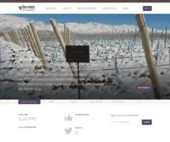 Vinesofmendoza.com(The Vines of Mendoza) Screenshot