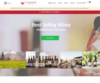 Vinesse.com(Vinesse specializes in helping wine lovers discover interesting wines. By sharing limited) Screenshot
