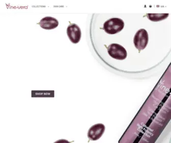 Vinevera.co.uk(Vine Vera Resveratrol skin care) Screenshot