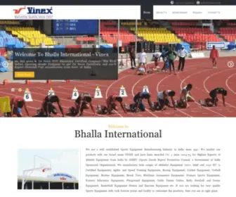 Vinex.co.in(BHALLA INTERNATIONAL) Screenshot