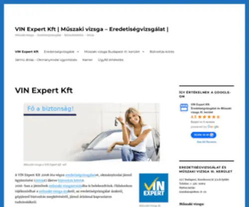 Vinexpert.hu(VIN Expert Kft) Screenshot