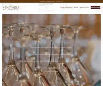 Vineyardrestaurant.com(Vineyard Restaurant) Screenshot