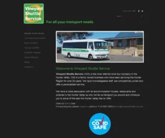 Vineyardshuttle.com.au(Vineyard Shuttle Service) Screenshot