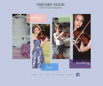 Vineyardviolin.com(Martha's Vineyard Music Weddings/Events Classically trained professional string musicians) Screenshot