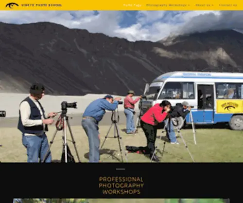 Vineyephotoschool.com(India's leading Photography Education Institute) Screenshot