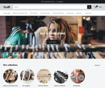 Vinffl.com(Vinffl is one of the best leading online stores. We are a fast growing company) Screenshot