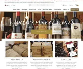 Vinfolio.com(Best Online Wine Store & Storage Services) Screenshot