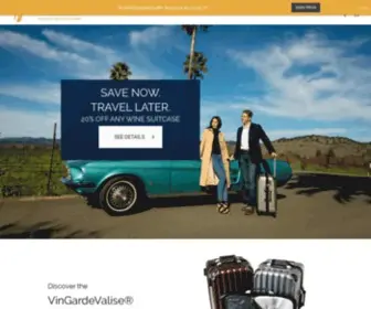 Vingardevalise.com(WINE SUITCASE features) Screenshot