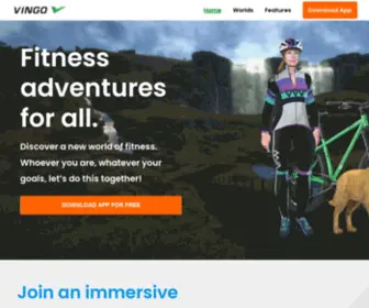 Vingo.fit(Free Indoor cycling and running app) Screenshot