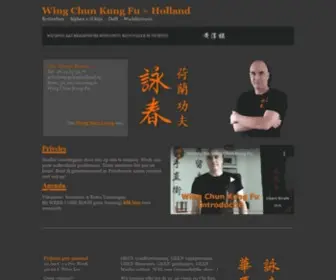 Vingtsunkungfu.info(Wing Chun Kung Fu Holland) Screenshot