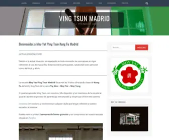 Vingtsunmadrid.com(Escuela Artes Marciales Madrid) Screenshot