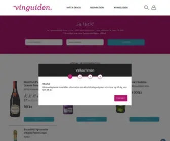 Vinguiden.com(Vin) Screenshot