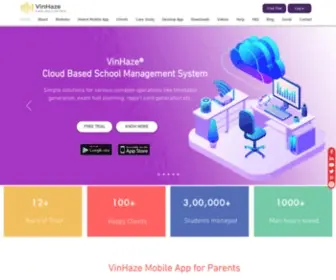 Vinhaze.com(Best School Management System in Bangalore) Screenshot