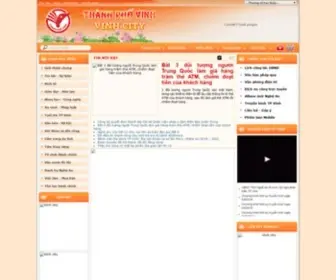 Vinhcity.gov.vn(Cổng TTĐT TP Vinh) Screenshot