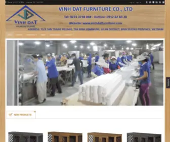 Vinhdatfurniture.com(VINH DAT FURNITUREHOME) Screenshot