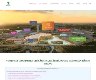 Vinhomesgrandparks.vn(VINHOMES GRAND PARK) Screenshot