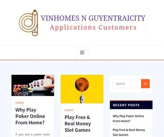 Vinhomesnguyentraicity.com(Applications Customers) Screenshot