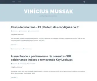 Viniciusmussak.net(Vinícius Mussak) Screenshot