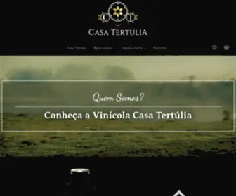 Vinicolacasatertulia.com.br(Vinícola Casa Tertúlia) Screenshot