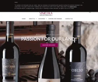 Vinicolamediterranea.com(I vini del Salento sulla tua tavola) Screenshot