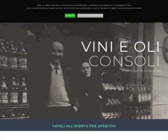 Vinieoliconsoli.com(Vini e Oli Consoli) Screenshot