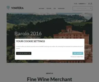 Vinifera.it(Commercianti di Vini Pregiati) Screenshot