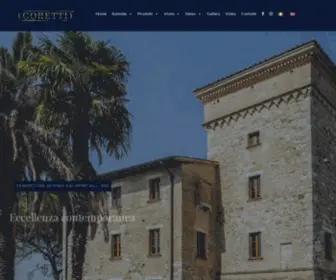 Vinigoretti.com(Cantine Goretti) Screenshot