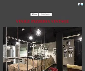 Vinilepizzeria.it(Vinile Pizzeria Vintage a Rovigo) Screenshot