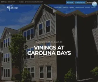 Viningsatcarolinabays.com(Vinings at Carolina Bays) Screenshot