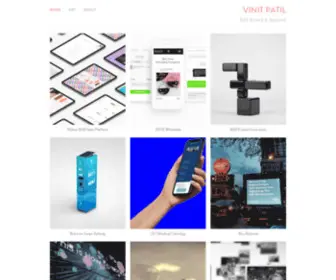 Vinitpatil.com(Work Showcase Vinit Patil) Screenshot
