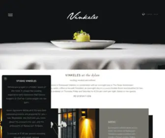 Vinkeles.com(Michelin Star Awarded Restaurant Vinkeles) Screenshot