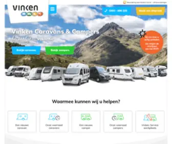 Vinkencaravans.nl(Vinken Caravans & Campers) Screenshot