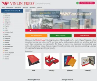 Vinlin.com.my(Vinlin Press) Screenshot