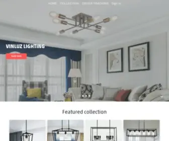 Vinluz.com(VINLUZ LIGHTING) Screenshot