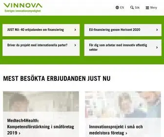 Vinnova.se Screenshot
