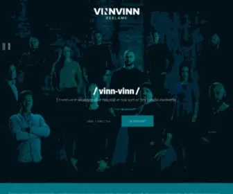 Vinnvinnreklame.no(Reklamebyrå) Screenshot