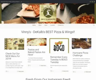 Vinnyspizzadekalb.com(Vinny's Pizza) Screenshot