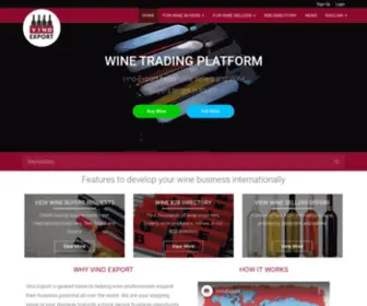 Vino-Export.com Screenshot