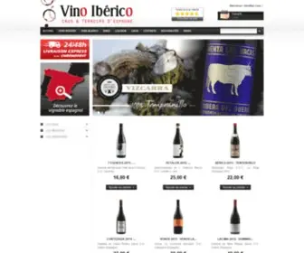 Vino-Iberico.com(Vente de vins espagnols Priorat Rioja Jerez Madrid) Screenshot