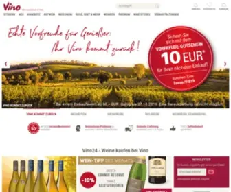 Vino24.de(Wein online kaufen bei) Screenshot