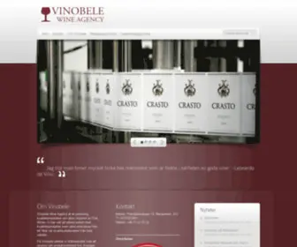 Vinobele.se(Wine Agency) Screenshot