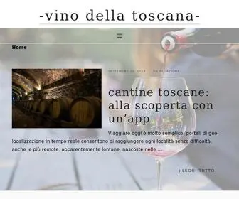 Vinodellatoscana.it(Celebrare la Toscana nel miglior modo) Screenshot