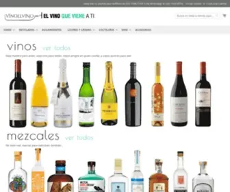 Vinoelvino.com.mx(Vinoelvino.mx El vino que viene a ti) Screenshot