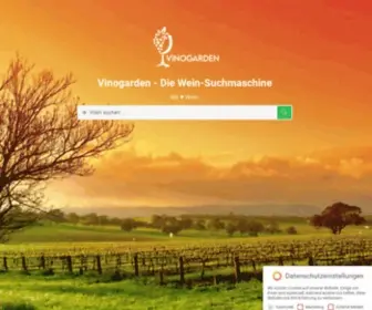 Vinogarden.de(Guten Wein finden) Screenshot